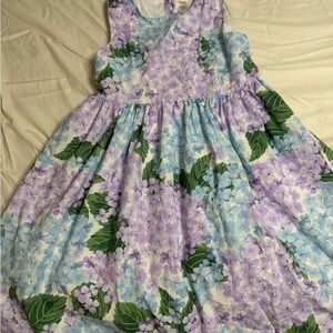 Gymboree Purple and Green Floral Dress